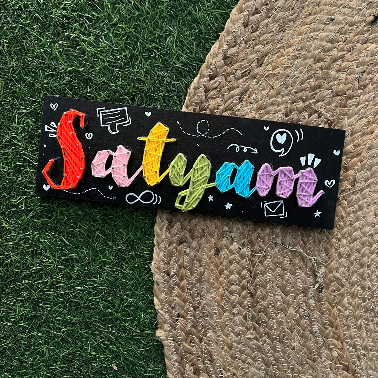 Single Name String Art