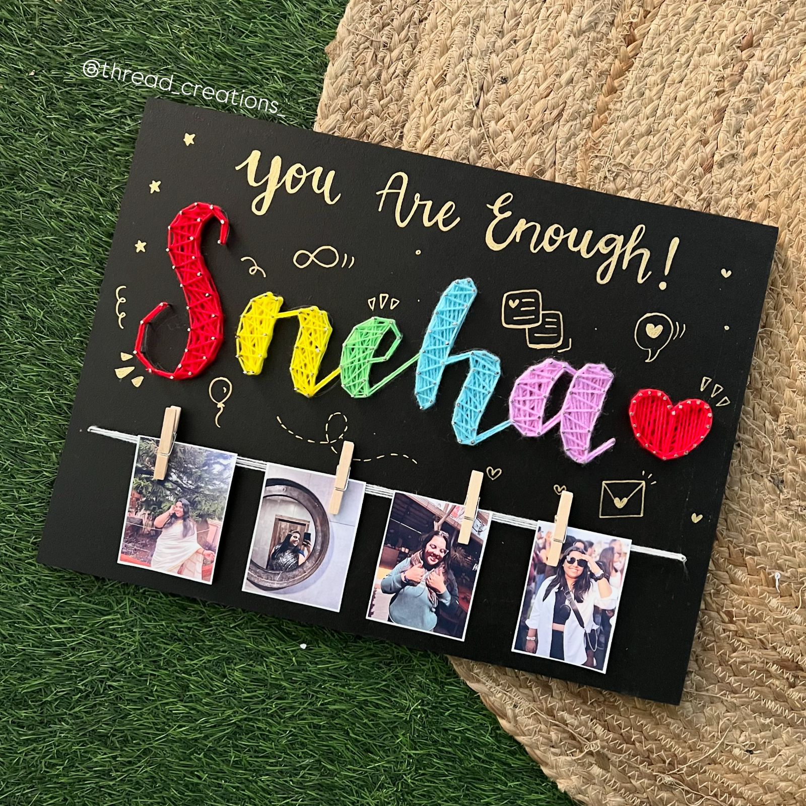 single name with photos